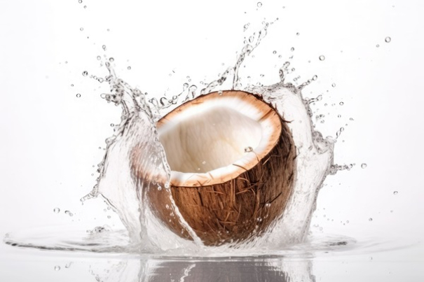 fresh-coconut-splashing-water-ai